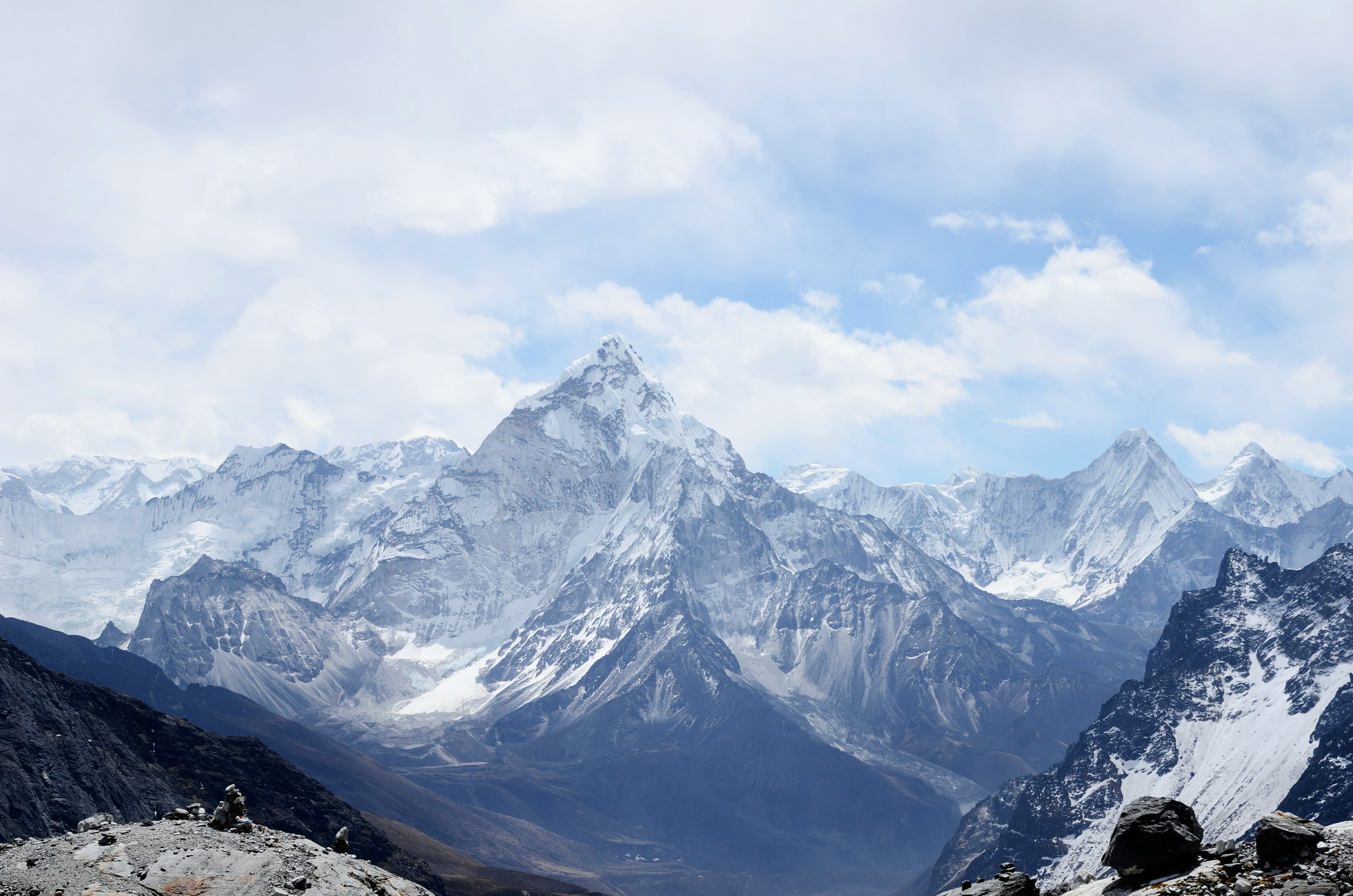 Blue mountain landscape
